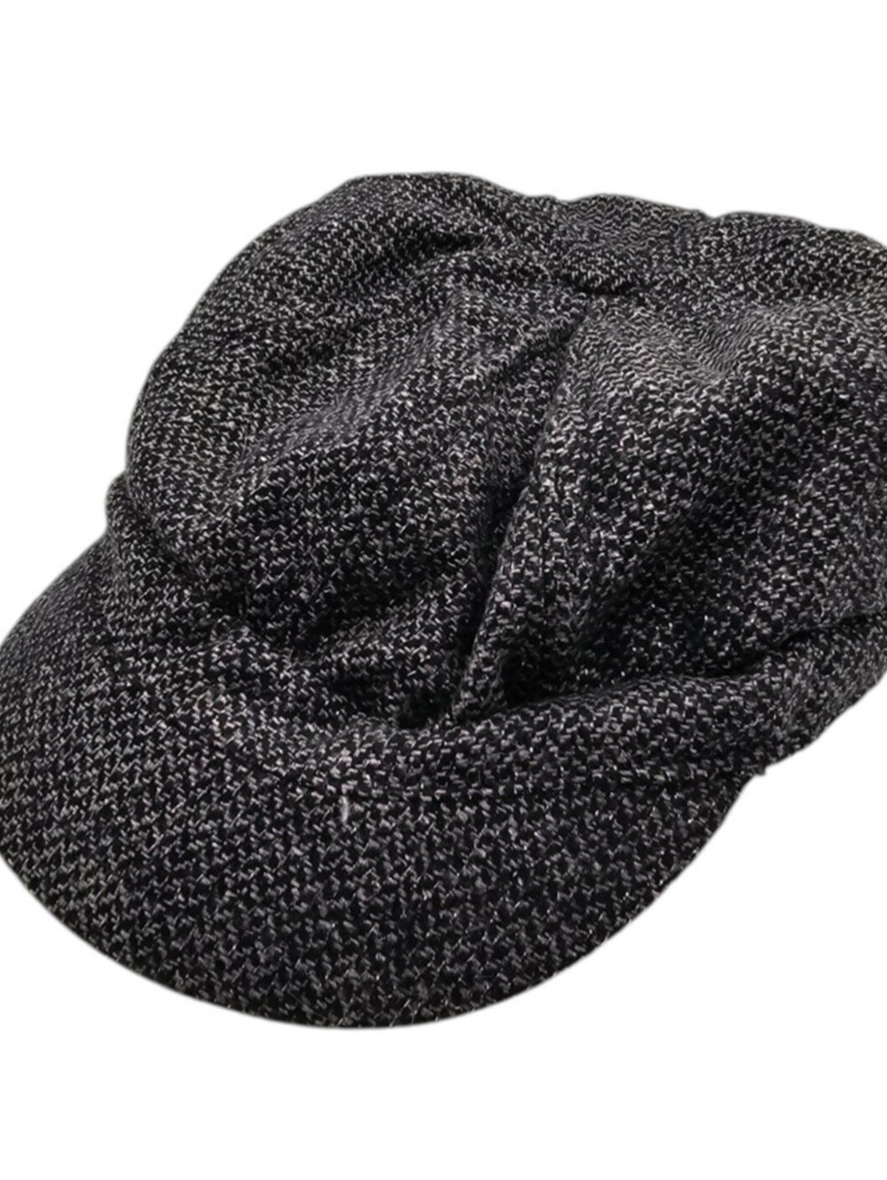 Vintage Y2K Joe Boxer Womens Newsboy Styke Knit Hat Gray NEW